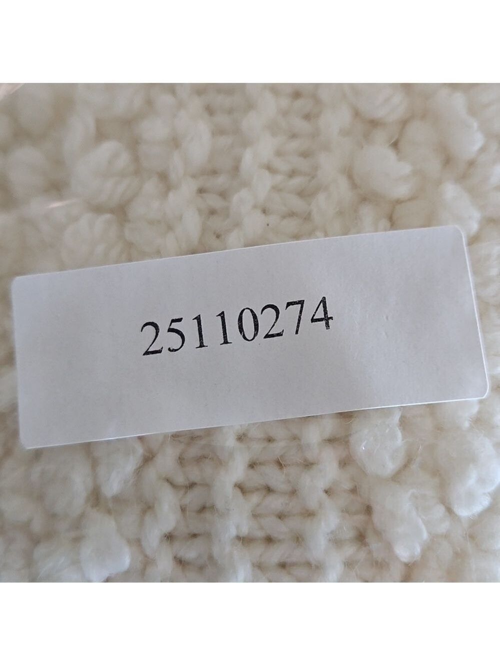 Magaschoni Cream Textured Turtleneck Sweater - Picture 9 of 9